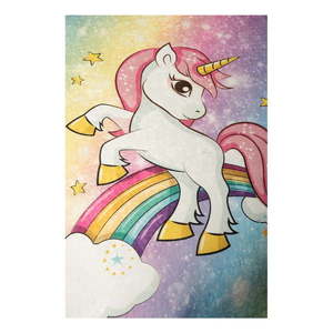 Covor antiderapant pentru copii Unicorn 150x200 cm imagine