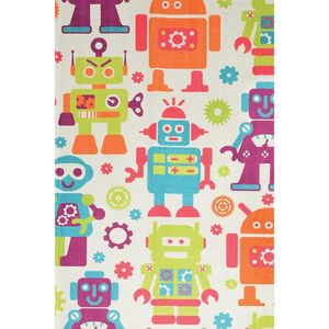 Covor antiderapant pentru copii Robot 150x200 cm imagine