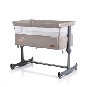 Patut Co-Sleeper cu laterala culisanta Cangaroo Always Together Beige imagine