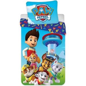 Set lenjerie pat copii Paw Patrol Team 100x140 cm SunCity imagine