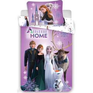 Set lenjerie pat copii Frozen Arendelle 100x135 SunCity imagine