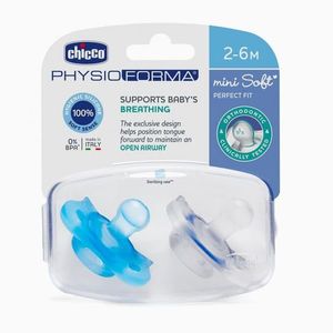 Suzete silicon Chicco PhysioForma MiniSoft boy 2-6 luni imagine