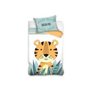 Set lenjerie pat copii 100x135 + 40x60 Tiger Dream Big Baby SunCity imagine