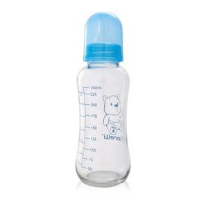 Biberon din sticla 240 ml blue imagine