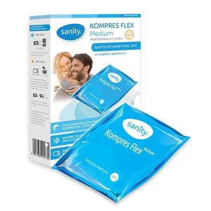 Compresa medicala Sanity Flex Medium 21 x 22 cm caldrece albastru imagine