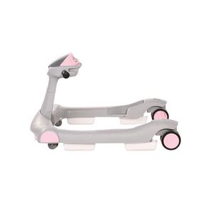 Premergator 2 in 1 Rider cu baza rotunda Pink Grey imagine