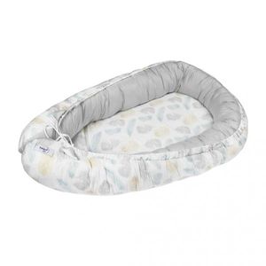 Salteluta 3 in 1 Baby Nest multifunctional din bumbac Feathers imagine