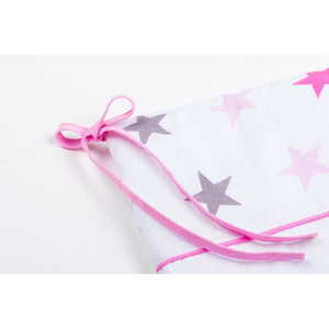 Aparatoare interioara pentru patut 180x30 cm White Stars imagine