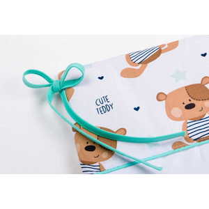 Aparatoare interioara pentru patut 180x30 cm Teddy Bear imagine