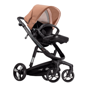 Carucior Bebumi Space 2 in 1 Gold cadru negru imagine