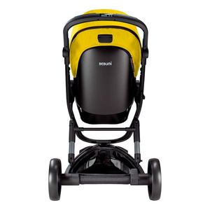 Carucior Bebumi Space 2 in 1 Yellow cadru negru imagine