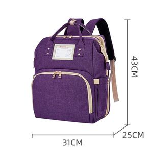 Rucsac pentru mamici F extensibil purple imagine