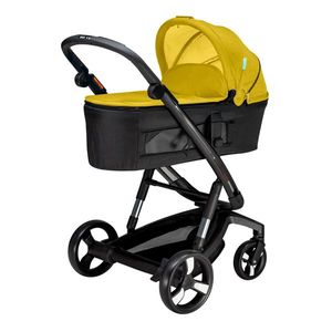 Carucior Bebumi Space Eco 2 in 1 Yellow cadru negru imagine