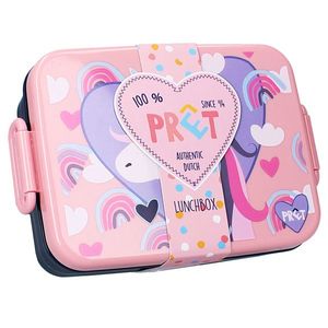 Cutie pentru alimente Prt Unicorn pink 16x13x6 cm imagine