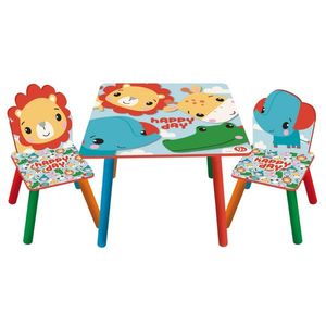 Set masuta si 2 scaunele Fisher Price Happy Day imagine