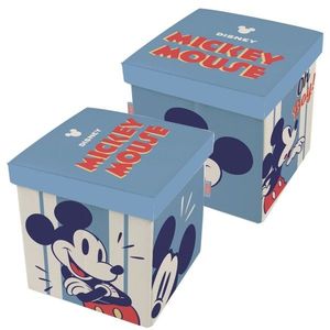 Taburet pentru depozitare jucarii Mickey imagine