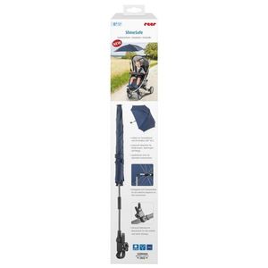 Umbreluta de soare ajustabila cu protectie solara UV 50+ pentru carucior bebelusi albastra Reer ShineSafe Blue 84163 imagine