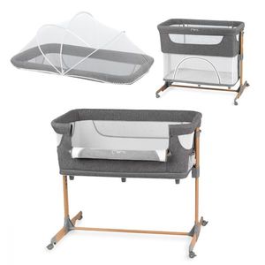 Co-sleeper Momi smart bed 4 in 1 grey imagine