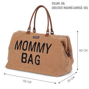 Geanta de infasat Childhome Mommy Bag Teddy imagine