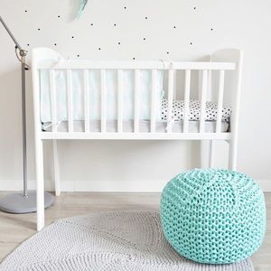 Patut mic co-sleeping din lemn Alb 90 x 40 cm imagine