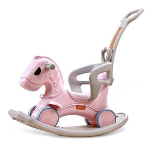 Balansoar 3 in 1 Nichiduta cu maner parental Pony Roz imagine