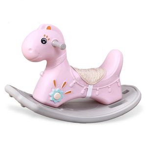 Balansoar calut pentru copii cu sunete Nichiduta Rocking Horse Roz imagine