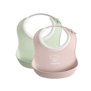 Set 2 bavete Powder GreenPowder Pink imagine