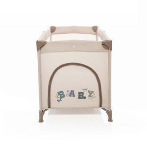 Patut pliant 1 nivel Caravan Baby Beige imagine