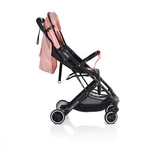 Carucior sport Moni cu pliere compacta si maner troller Trento Pink imagine