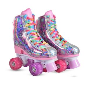 Patine cu rotile si lumini Byox pentru fetite Unicorn S 31-34 imagine