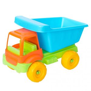 Basculanta cu jucarii de nisip Small Truck Beach Set imagine