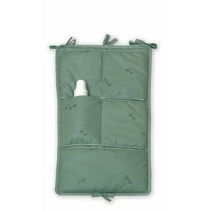 Organizator textil cu buzunare pentru patut Midi Pure Salvia 35x60 cm Amy imagine