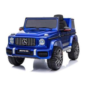 Masinuta electrica cu scaun de piele Mercedes Benz G63 AMG Paint Blue imagine