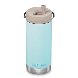 Termos TKWide din otel inoxidabil 355 ml cu capac twist Klean Kanteen Blue Tint imagine