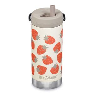 Termos TKWide din otel inoxidabil 355 ml cu capac twist Klean Kanteen Strawberries imagine