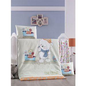 Set lenjerie 6 piese Bumbac Masali 120x60 cm imagine