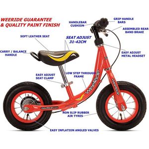 Bicicleta fara pedale 10 inch Learn 2 Ride WeeRide WR12R imagine