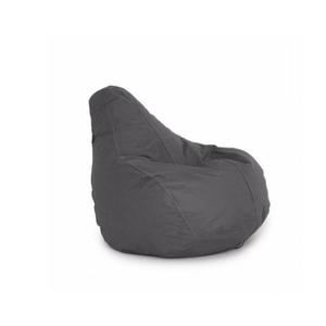 Fotoliu Big Bean Bag textil umplut cu perle polistiren gri imagine