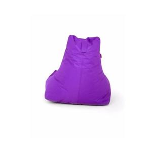 Fotoliu tip para Big Bean Bag textil umplut cu perle polistiren mov imagine