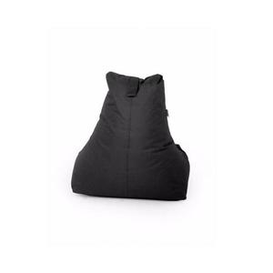 Fotoliu tip para Big Bean Bag textil umplut cu perle polistiren negru imagine