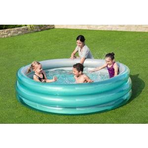 Piscina gonflabila turcoaz pentru copii 6 ani+ Bestway 51043 201 x 53 cm 937 litri imagine