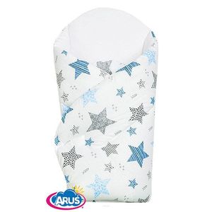 Paturica de infasat multifunctionala modulara 80x80 cm Blue Stars imagine