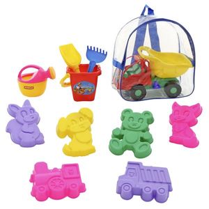 Set 10 piese jucarii pentru nisip si camion Polesie Multicolor imagine