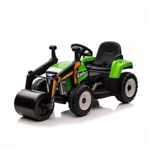 Tractor electric 12V cu telecomanda si rola nivelare Nichiduta Roller Track Green imagine