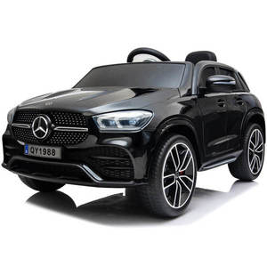 Masinuta electrica Nichiduta 70W Mercedes Benz GLE450 Black pornire la buton , unitate audio cu display, mufa Mp3 si usb, schimbator de viteze si sitem troller imagine