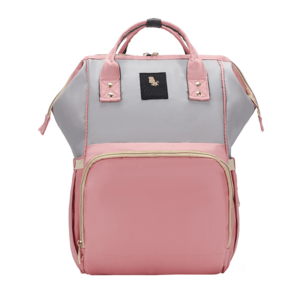 Geanta pentru mamici Bebumi tip rucsac D Light pink imagine