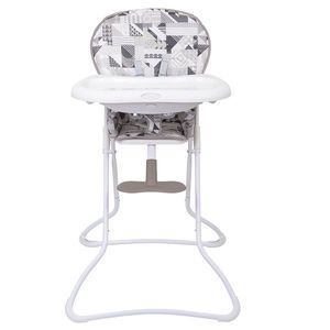 Scaun de masa Graco Snack N Stow Patchwork Grey imagine