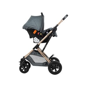 Carucior transformabil KikkaBoo 3 in 1 Kaia Dark Grey imagine