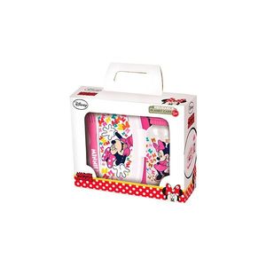 Set sticla apa inox +cutie sandwich Minnie Mouse imagine