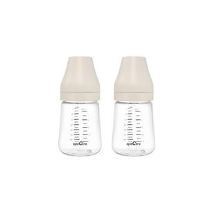 Set 2 biberoane PA anticolici premium cu tetina S crem 160 ml imagine